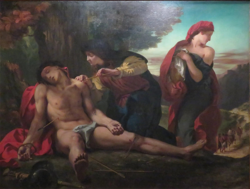 San Sebastiano soccorso dalle sante donne - Eugène Delacroix