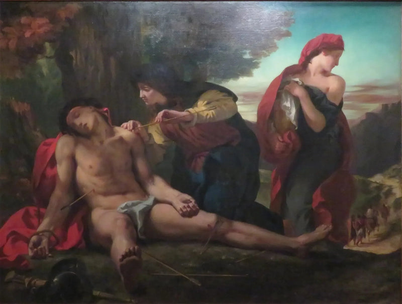 San Sebastiano soccorso dalle sante donne - Eugène Delacroix