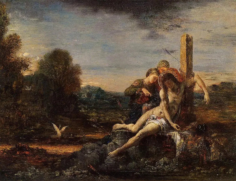 San Sebastiano curato dalle sante donne - Gustave Moreau