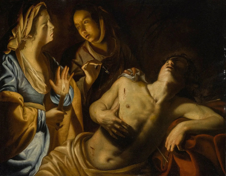 San Sebastiano curato da Santa Irene - Artemisia Gentileschi