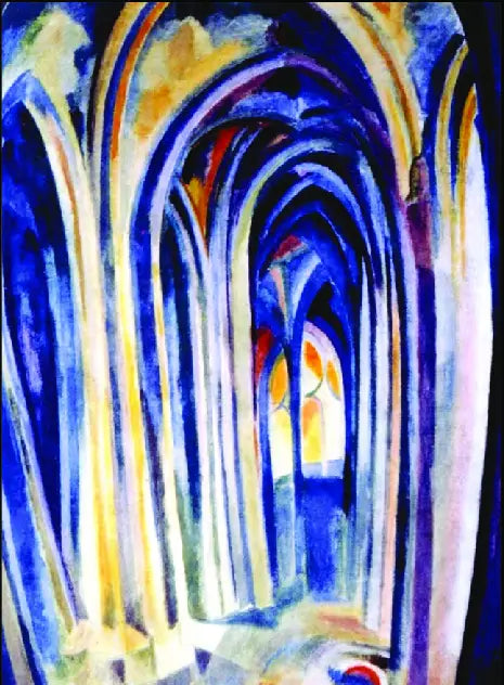 Saint-Séverin n° 7 - Robert Delaunay image 1 reproduction réalisée par Alpha Reproduction