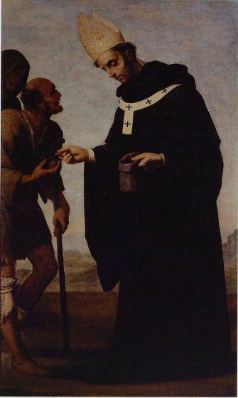 San Tommaso da Villanova - Francisco de Zurbarán
