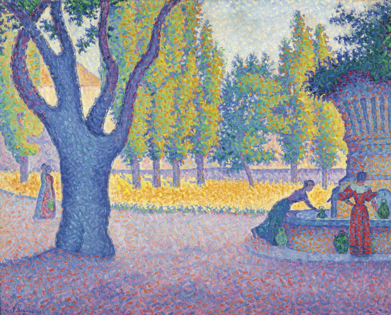 Saint-Tropez, fontana delle Lices - Paul Signac