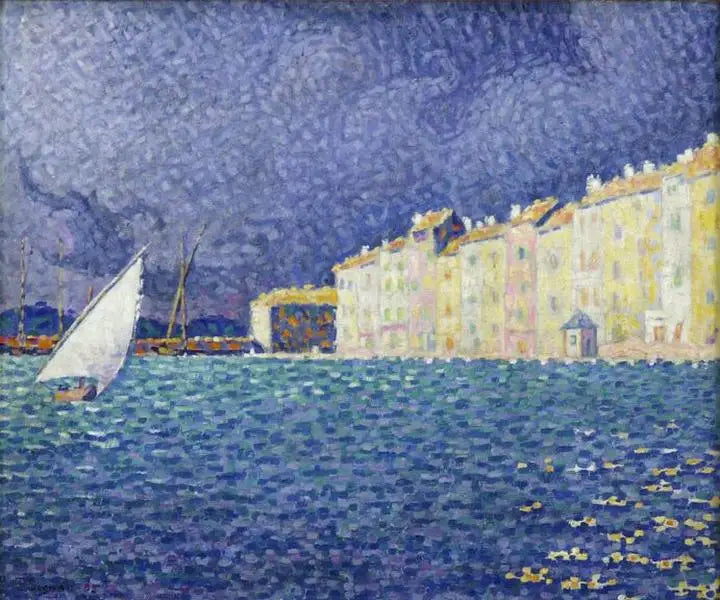 Saint-Tropez, il temporale - Paul Signac