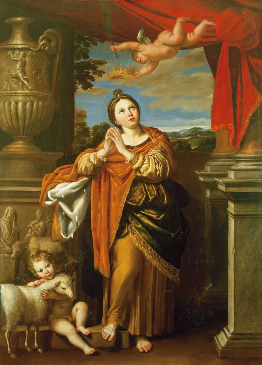 Santa Agnese - Domenichino