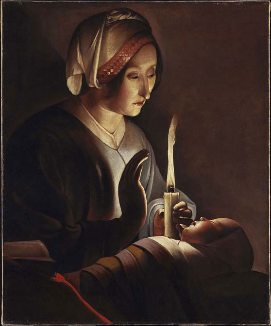 Santa Anna con il Bambino Gesù - Georges de La Tour