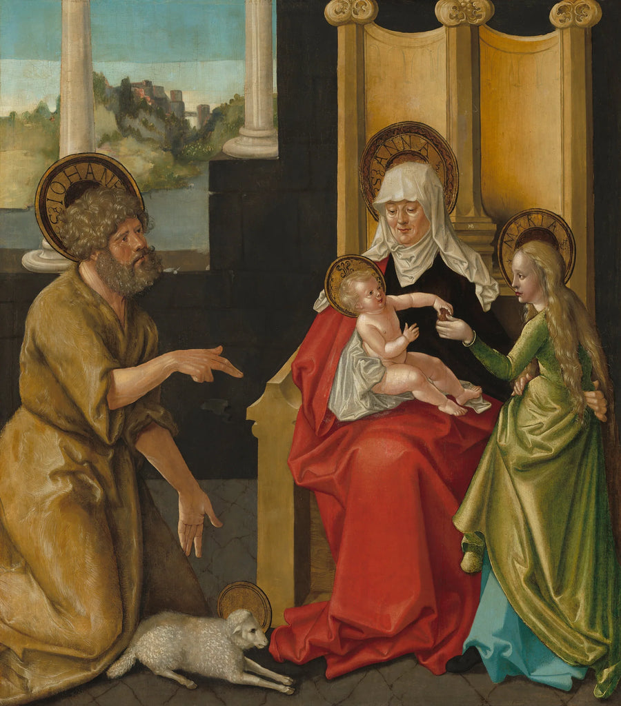 Santa Anna con il Bambino Gesù, la Vergine e san Giovanni Battista - Hans Baldung Grien
