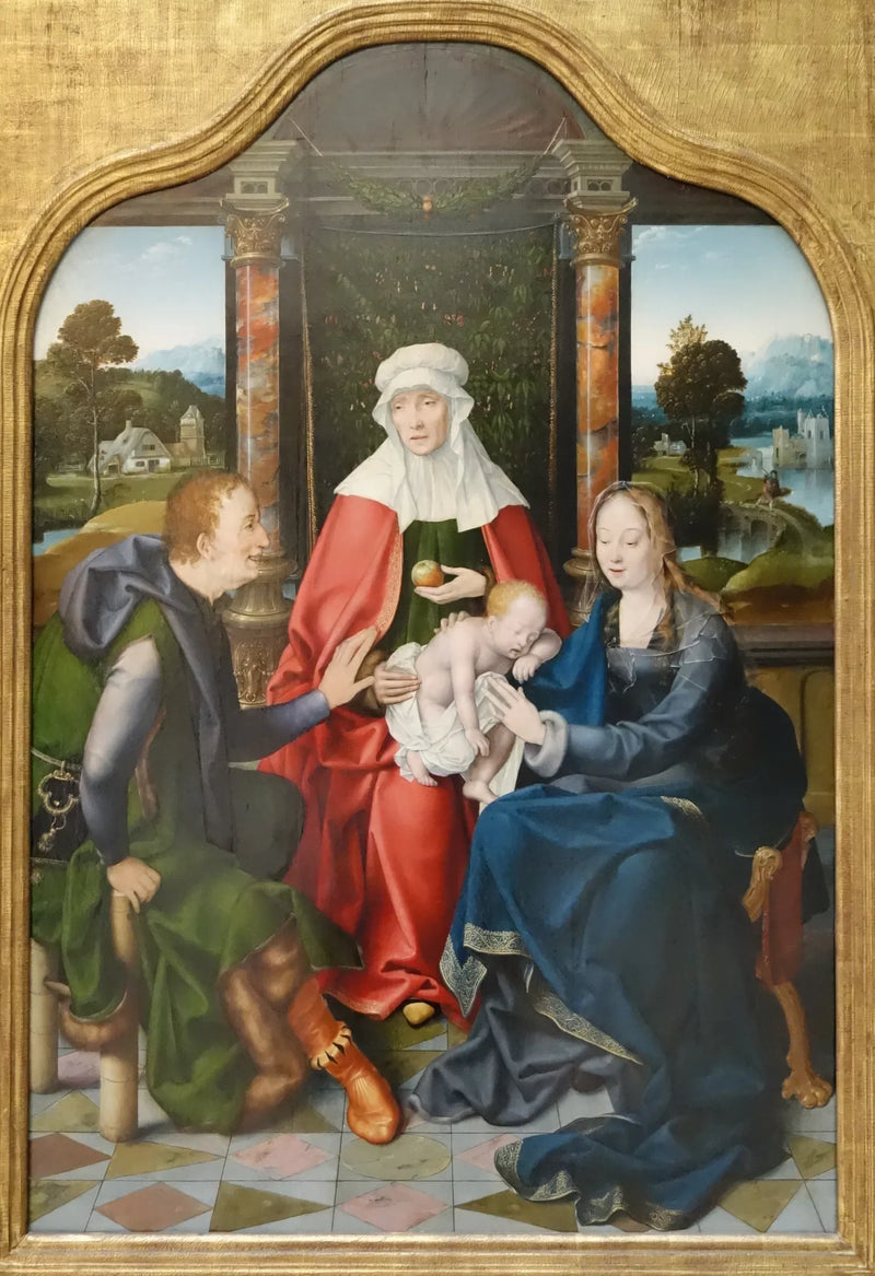 Sainte Anne Trinitaire e San Giacomo - Joos van Cleve