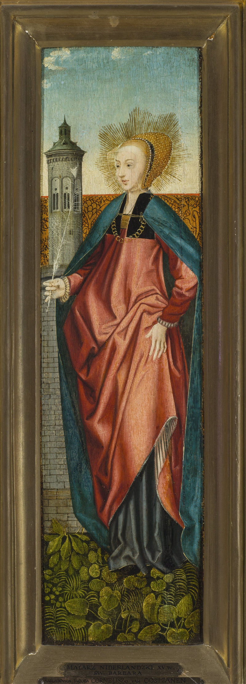 Santa Barbara - Jacob Cornelisz van Oostsanen