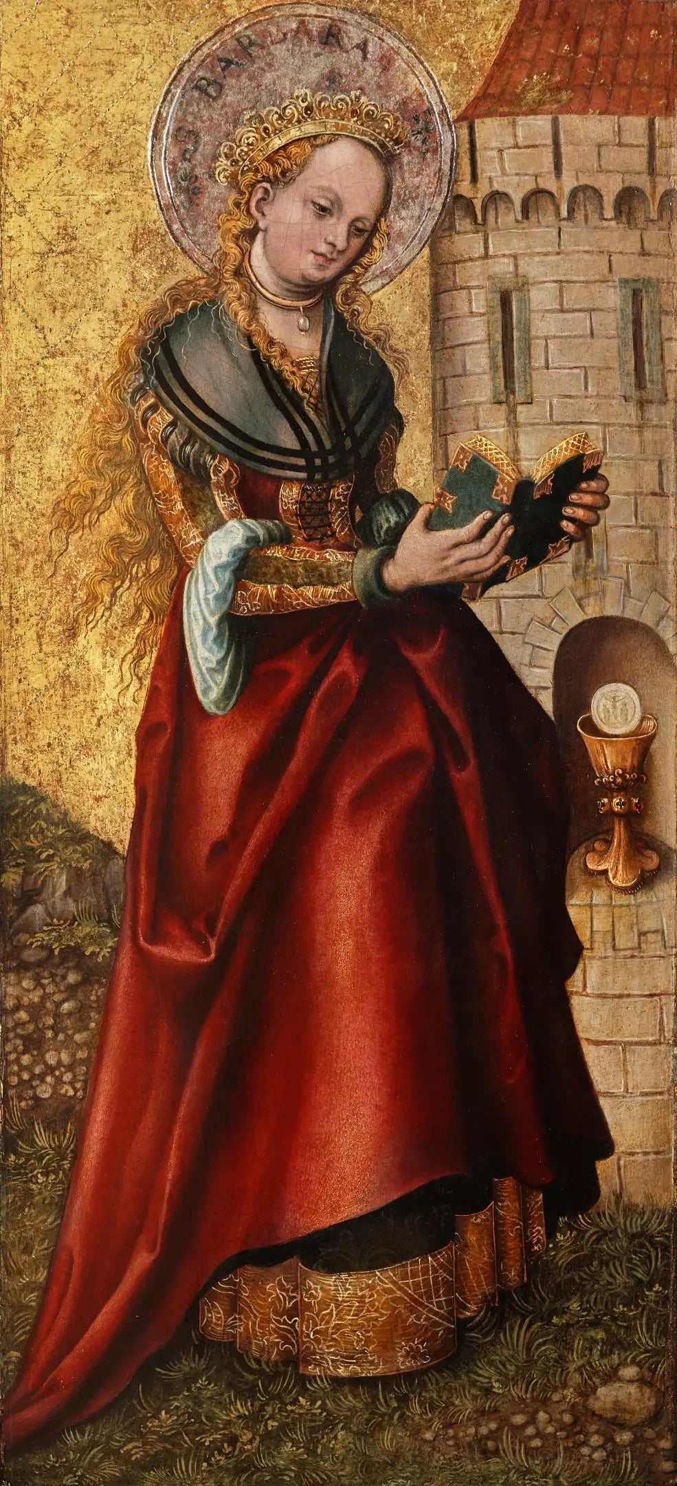 Sainte-Barbe - Lucas Cranach the Elder image 1 reproduction d’œuvre d’art à l’huile