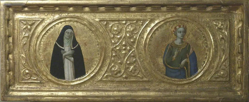 Santa Caterina da Siena e Santa Cecilia (predella, pannello di sinistra) - Fra Angelico