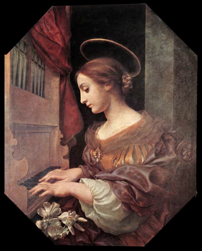 Santa Cecilia all'organo - Carlo Dolci