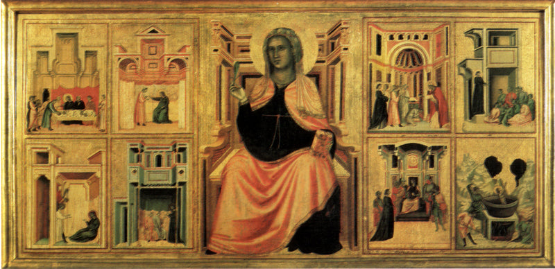 Santa Cecilia e scene della sua vita - Maestro di Santa Cecilia