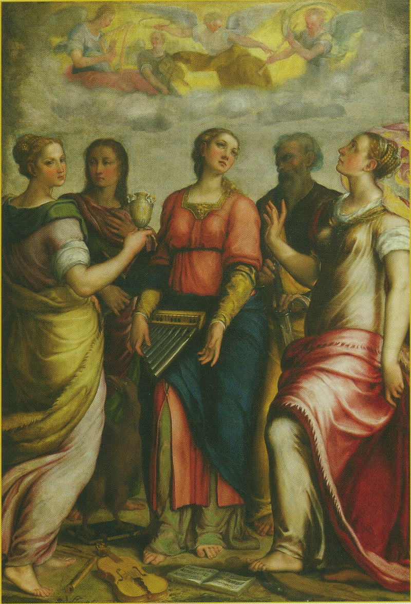 Sainte Cécile e san - Federico Barroci