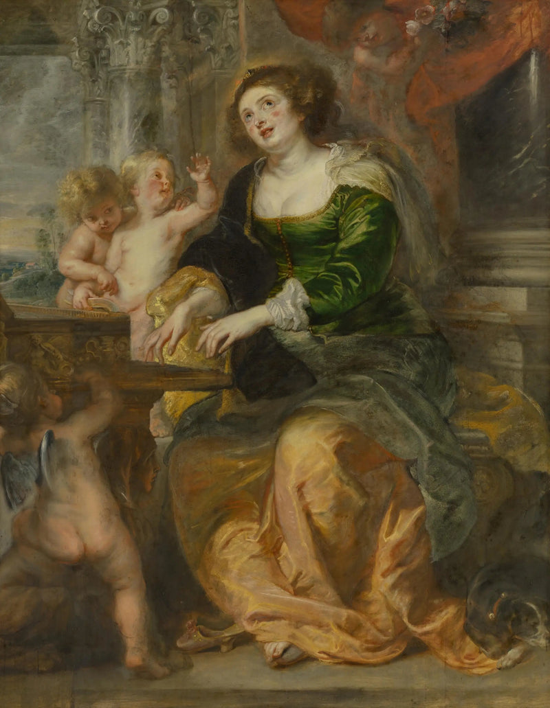 Santa Cecilia che suona il virginale - Peter Paul Rubens