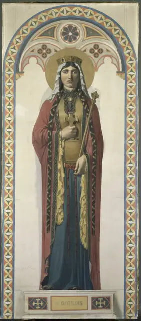 Santa Clotilde, moglie di Clodoveo - Jean-Auguste-Dominique Ingres