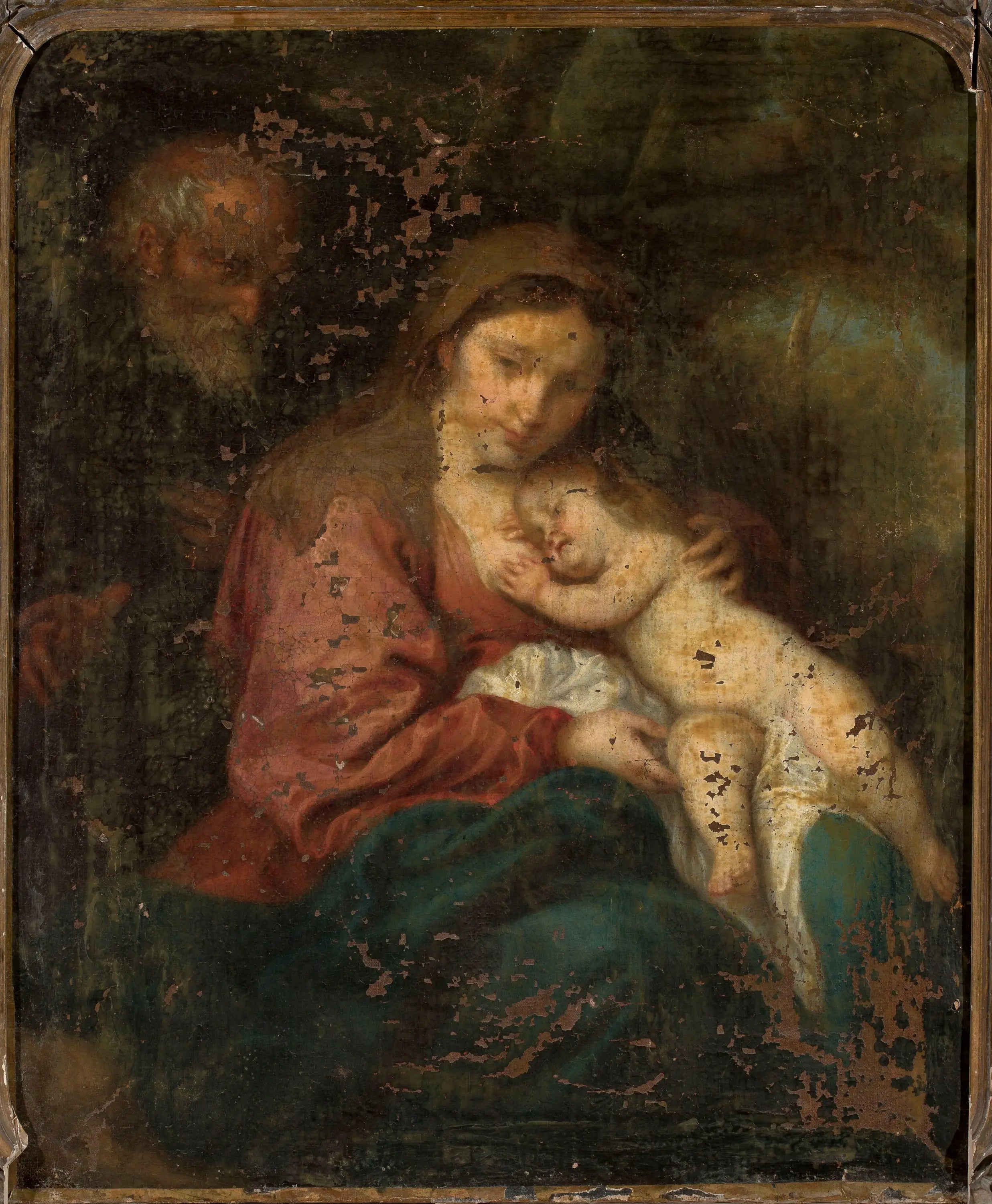 Sainte Famille - Antoine van Dyck image 1 copie peinte à la main à l’huile