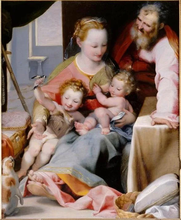 Santa Famiglia con il gatto - Federico Barroci