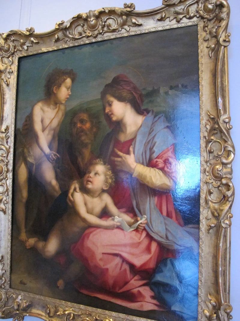 Sacra Famiglia con san Giovanni Battista - Andrea del Sarto