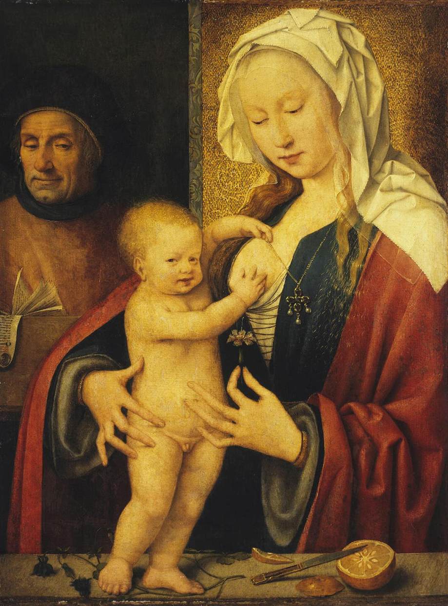 Sainte Famille - Joos van Cleve - Alpha Reproduction