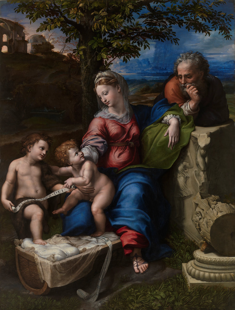 Sainte Famille sous un chêne - Raphaël Sanzio
