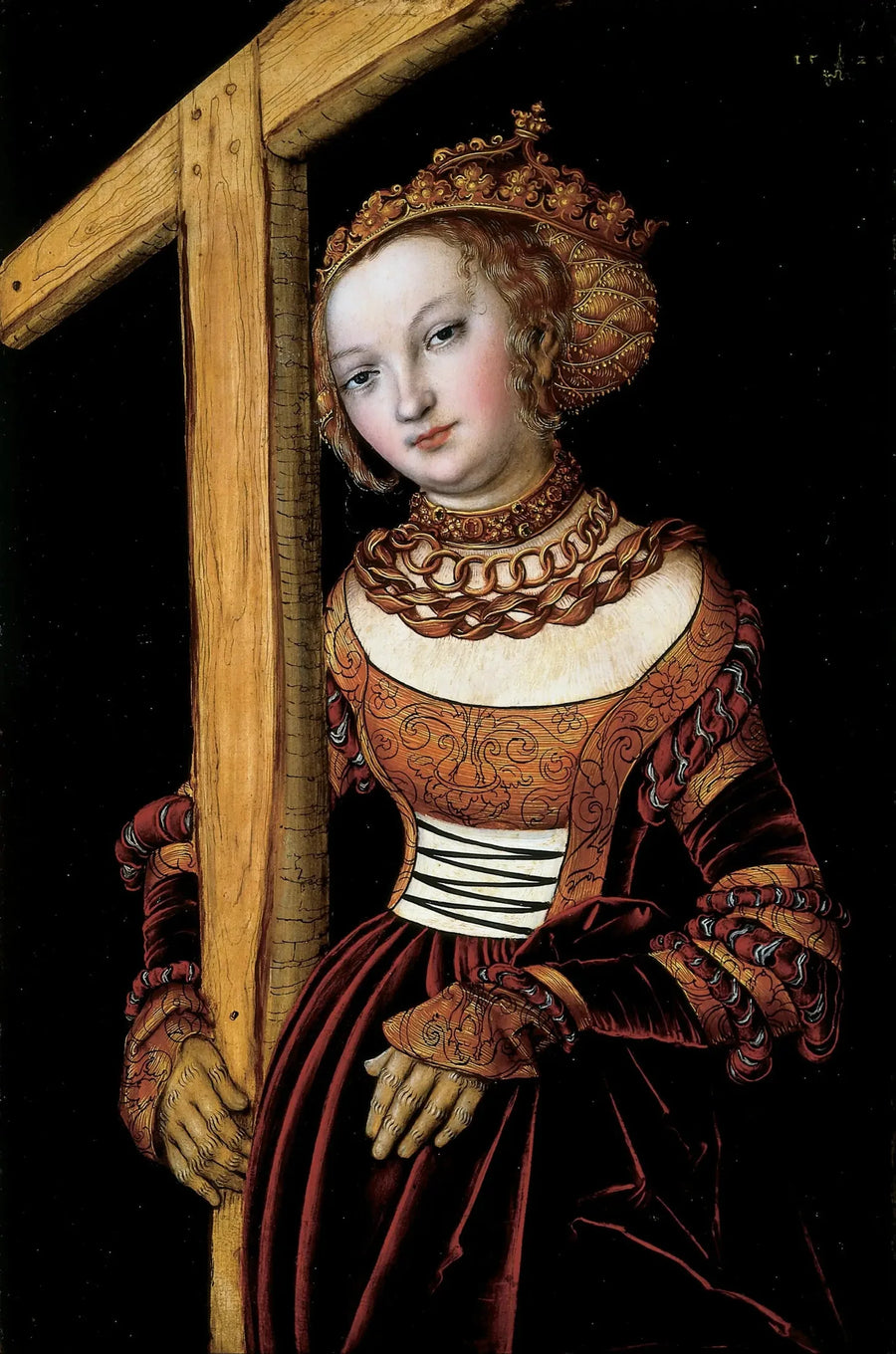 Santa Elena con la Croce - Lucas Cranach il Vecchio