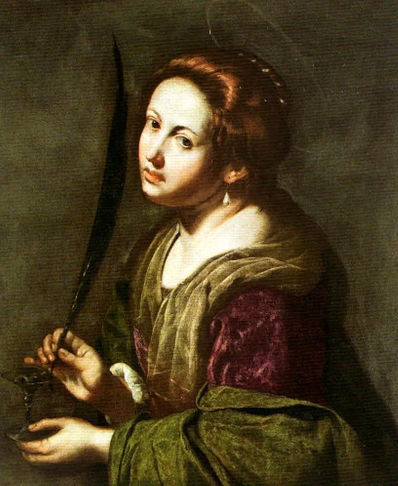 Santa Lucia. - Artemisia Gentileschi