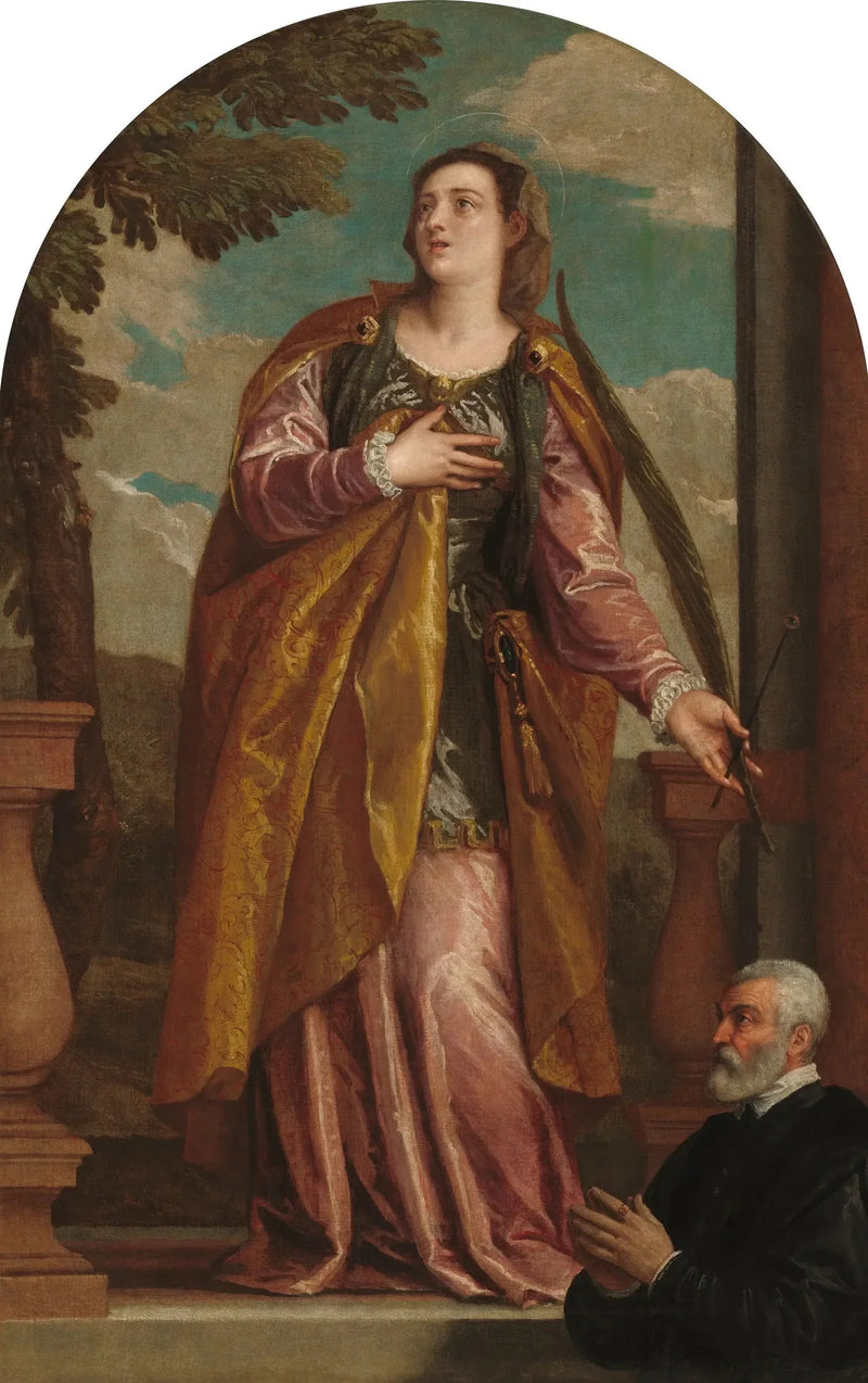 Santa Lucia e un donatore - Paolo Veronese