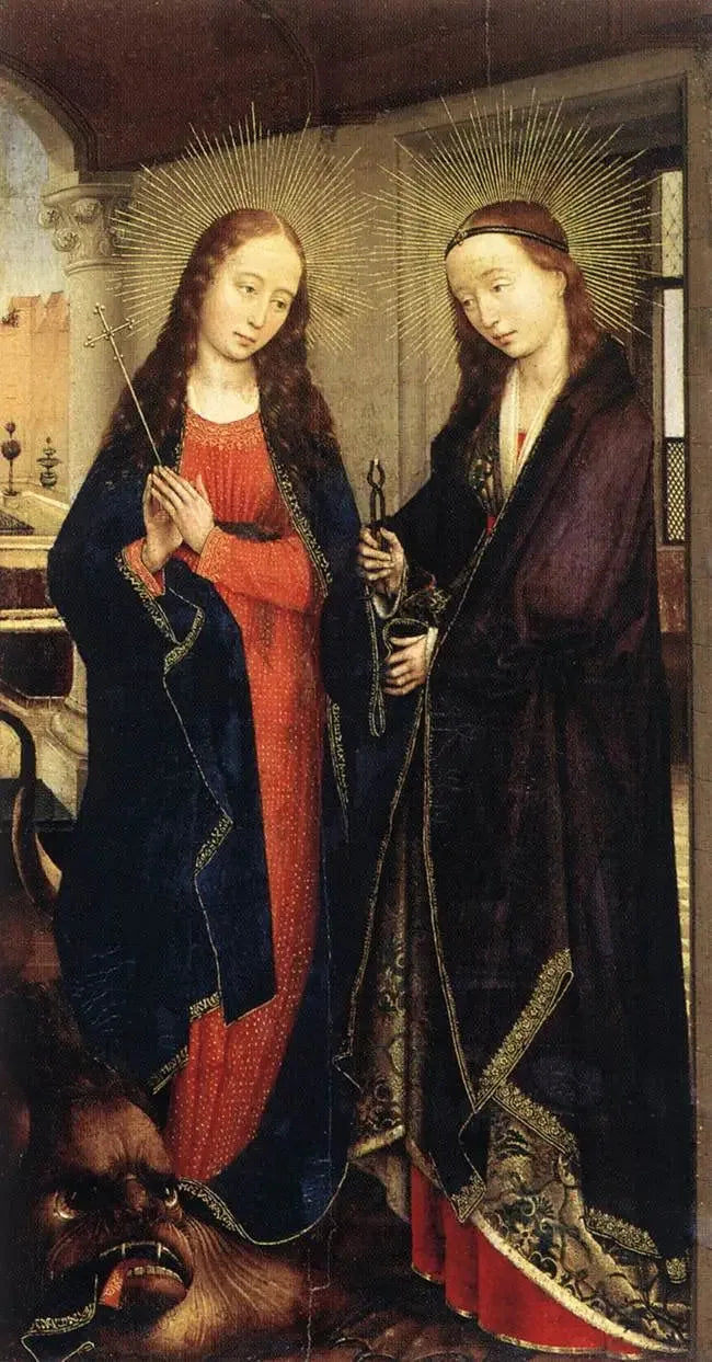 Santa Margareta e Santa Apollonia - Rogier van der Weyden