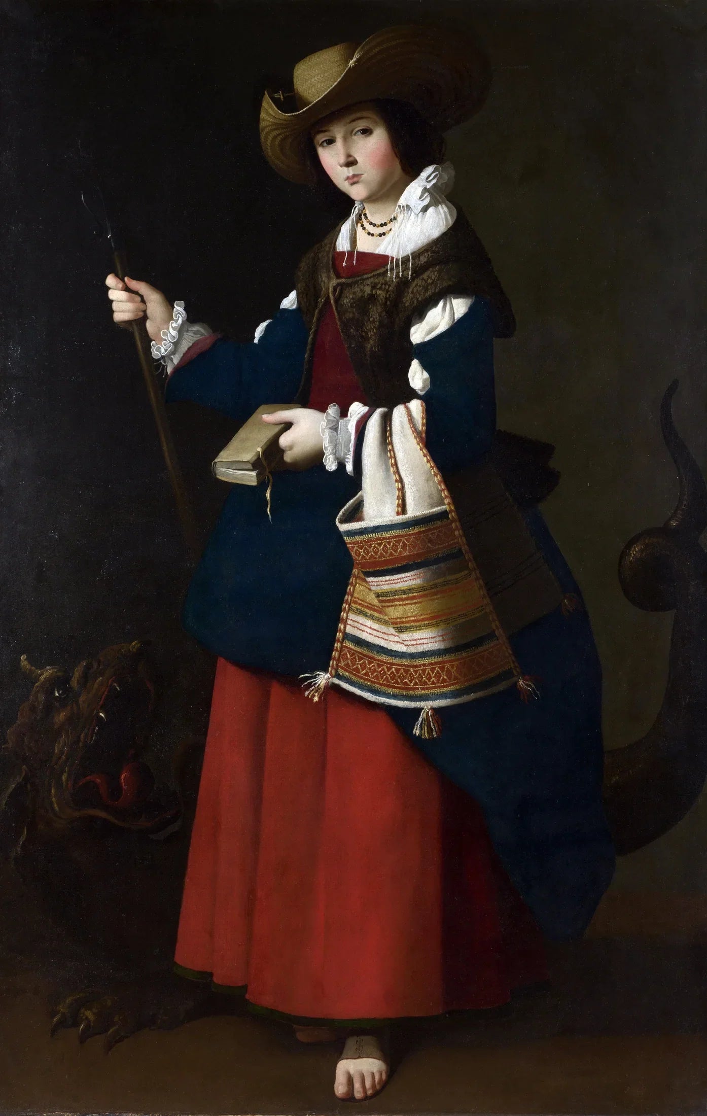Sainte Marguerite - Francisco de Zurbarán image 1 reproduction d’œuvre d’art à l’huile