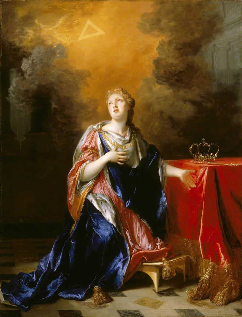 Sainte Marguerite, reine d'Écosse (1045/6–1093) - Nicolas de Largillière