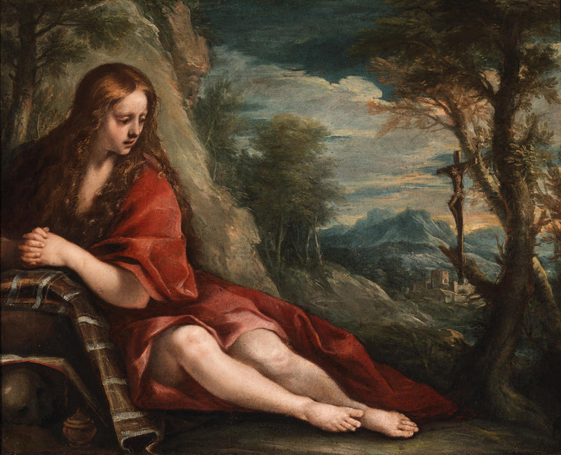 Santa Maria Maddalena nel deserto - Annibale Carracci