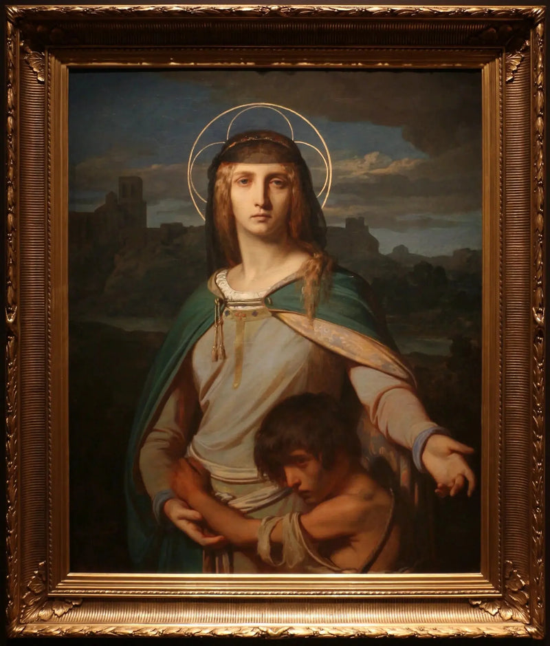 Santa Monaca in un paesaggio - Alexandre Cabanel
