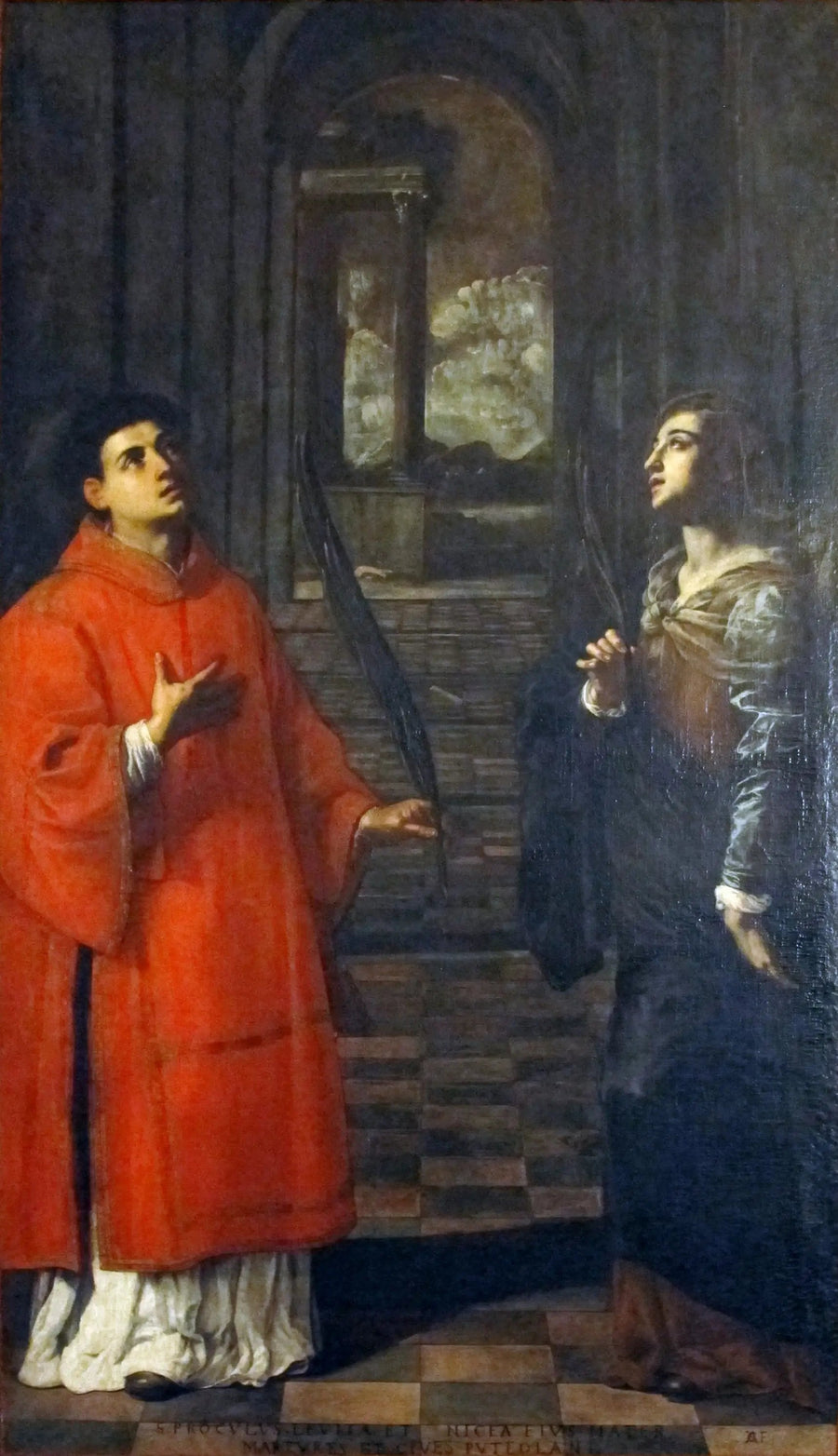 Santa Procule di Pozzuoli e sua madre di Santa Nicée - Artemisia Gentileschi