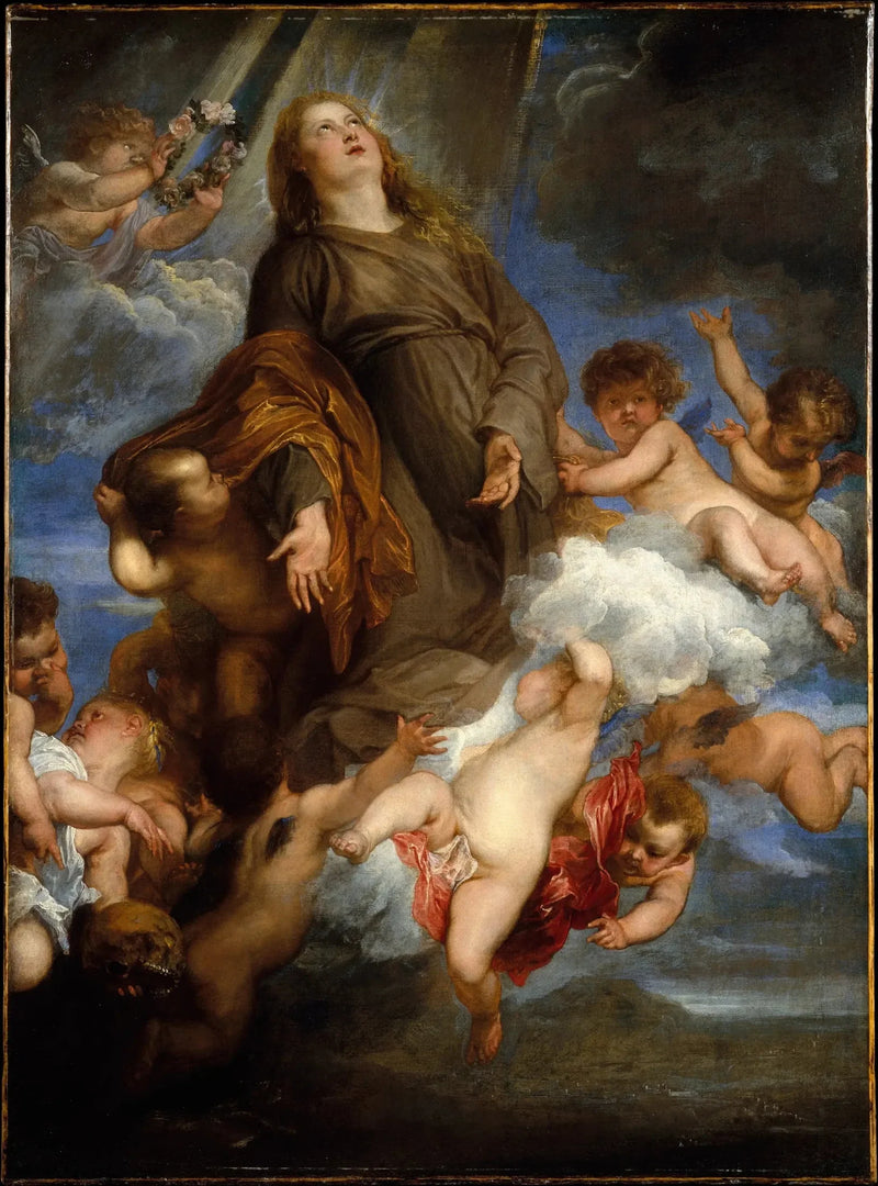 Santa Rosalia intercedendo per i peste di Palermo - Antoine van Dyck