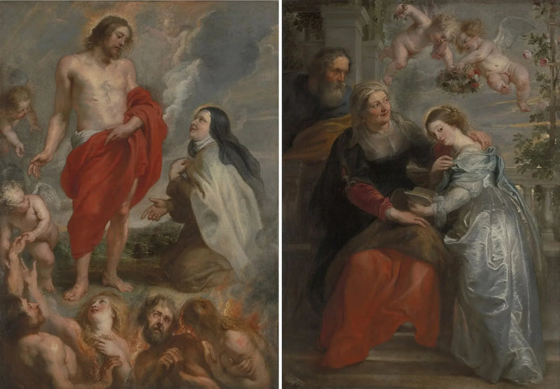 Santa Teresa e l'educazione di Maria - Peter Paul Rubens