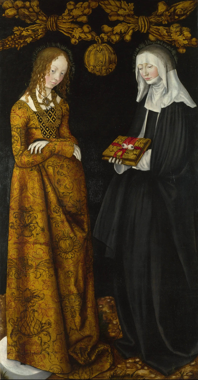 Sante Christine e Ottilia - Lucas Cranach il Vecchio