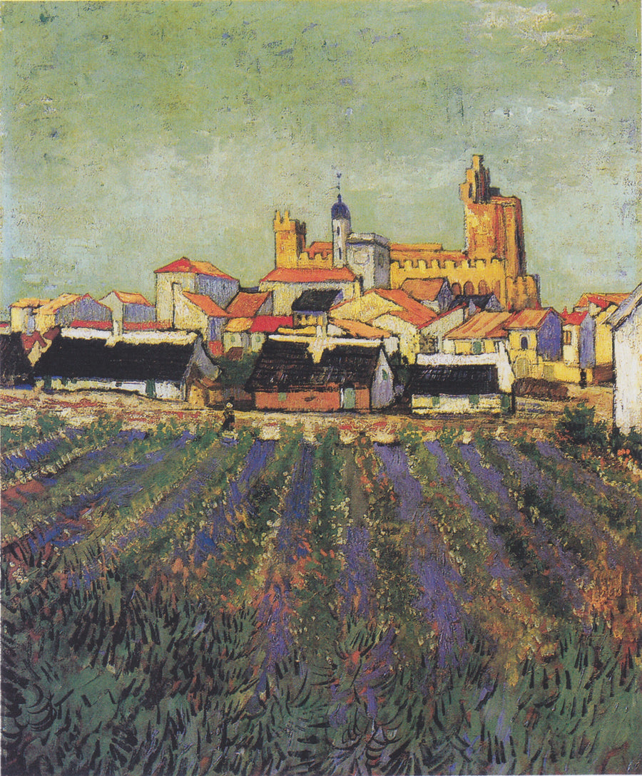 Veduta delle Saintes-Maries-de-la-Mer - Vincent van Gogh