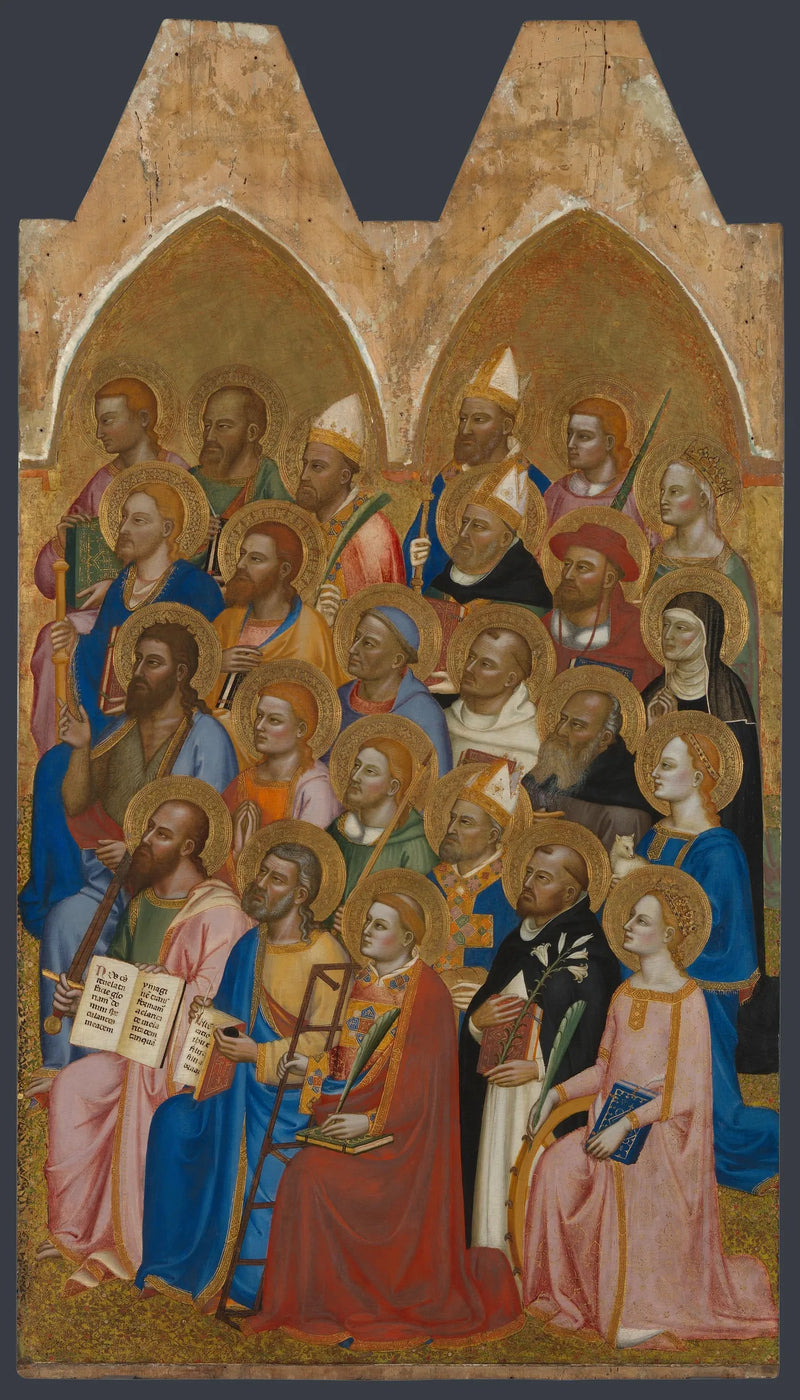 Santi adoratori : Pannello principale destro - Jacopo di Cione