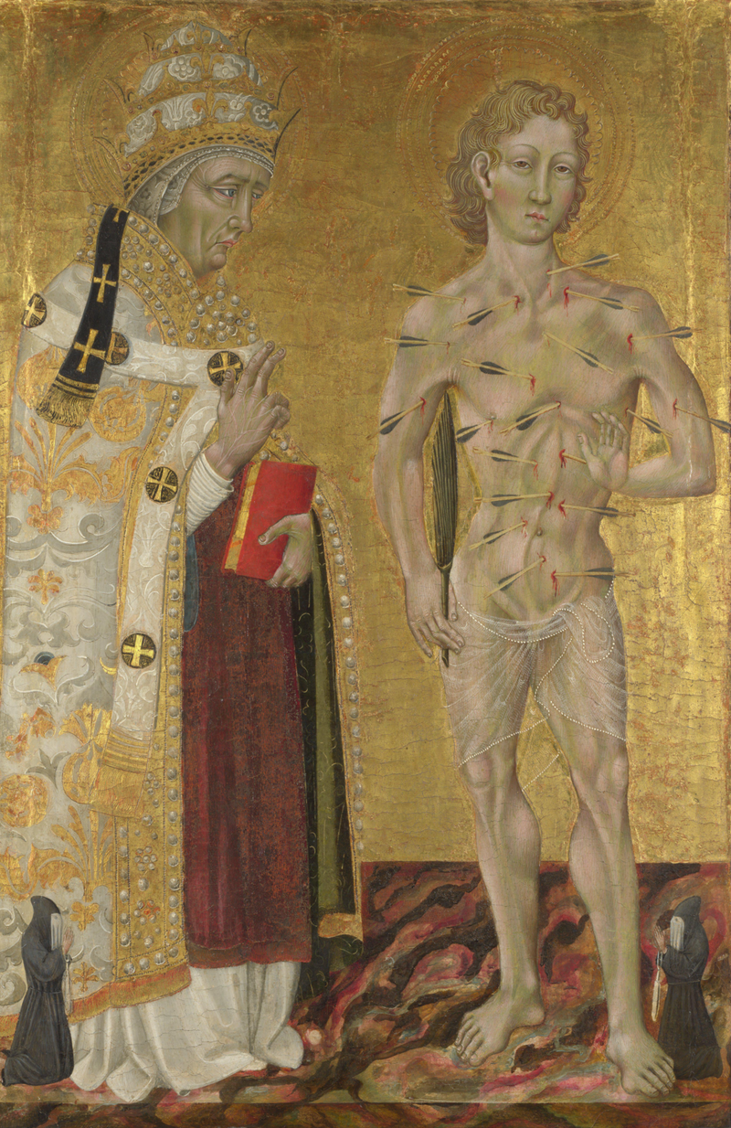 Santi Fabiano e Sebastiano - Giovanni di Paolo