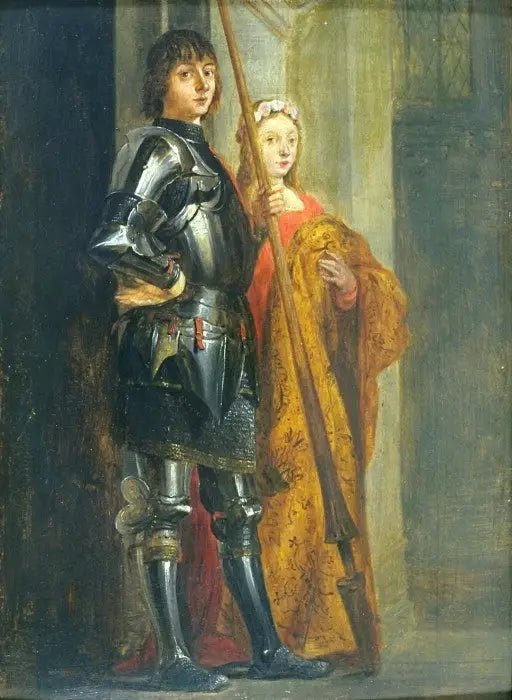 Santi Giorgio e Cecilia (dopo Antonello da Messina) - David Teniers il Giovane