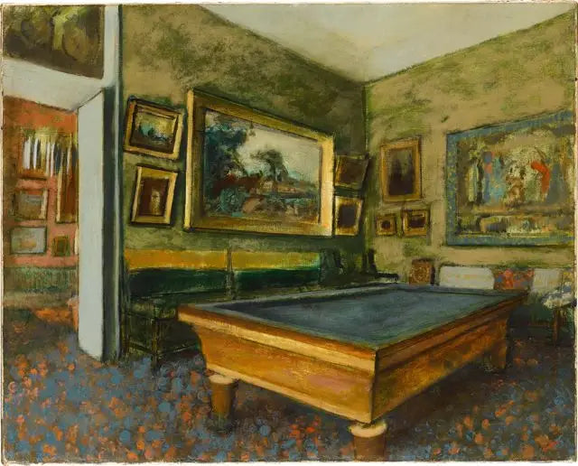 Sala da biliardo - Edgar Degas