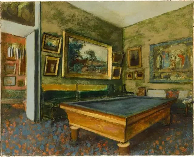 Sala da biliardo - Edgar Degas