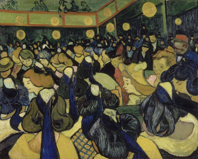 La Sala da ballo ad Arles - Vincent van Gogh