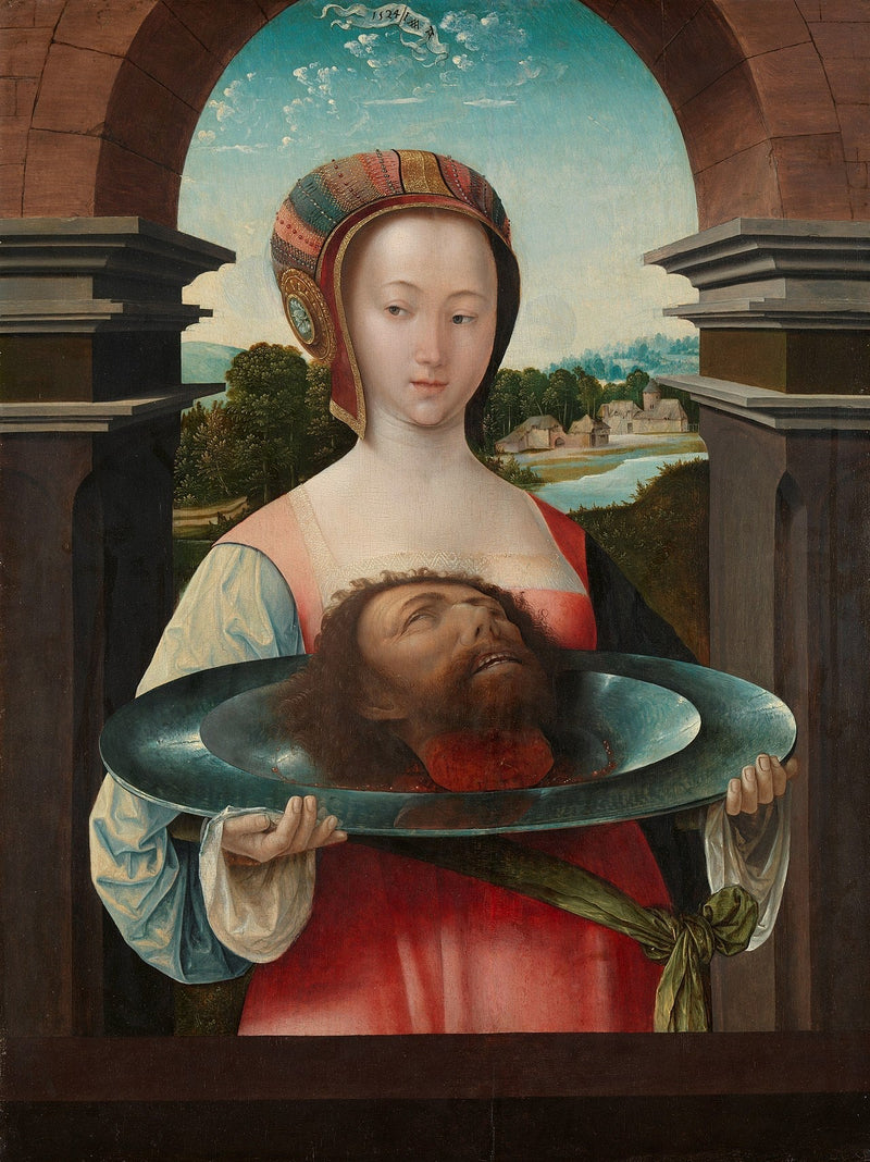 Salomé con la testa di Giovanni Battista - Jacob Cornelisz van Oostsanen