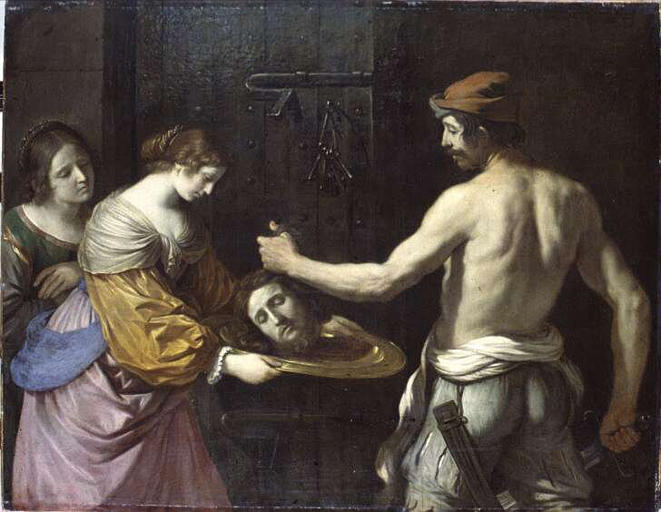Salomé ricevendo la testa di san Giovanni Battista - Guercino