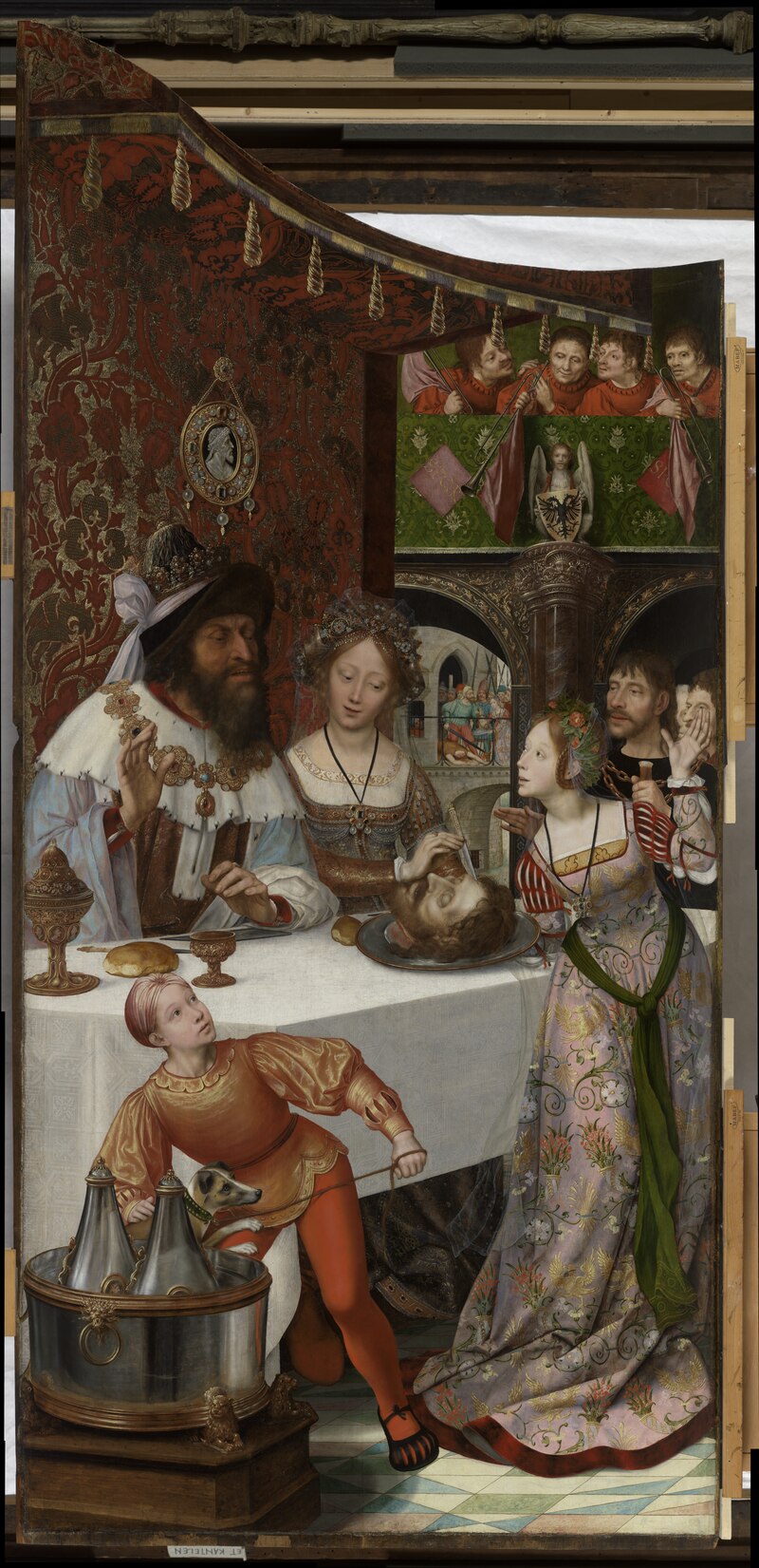 Salomé riceve la testa di Giovanni Battista - Quentin Metsys
