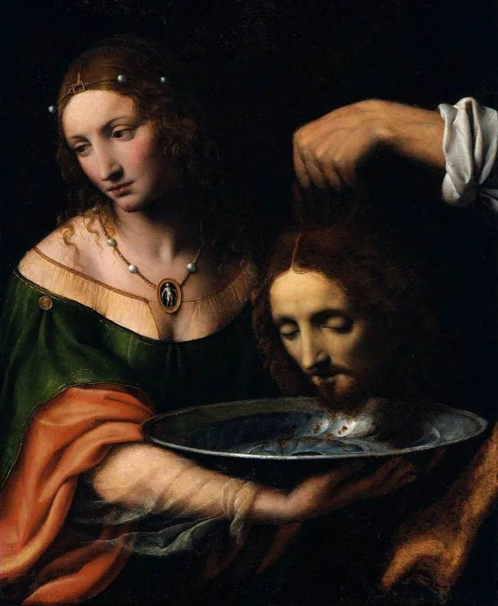 Salomé che tiene la testa di san Giovanni Battista - Bernardino Luini