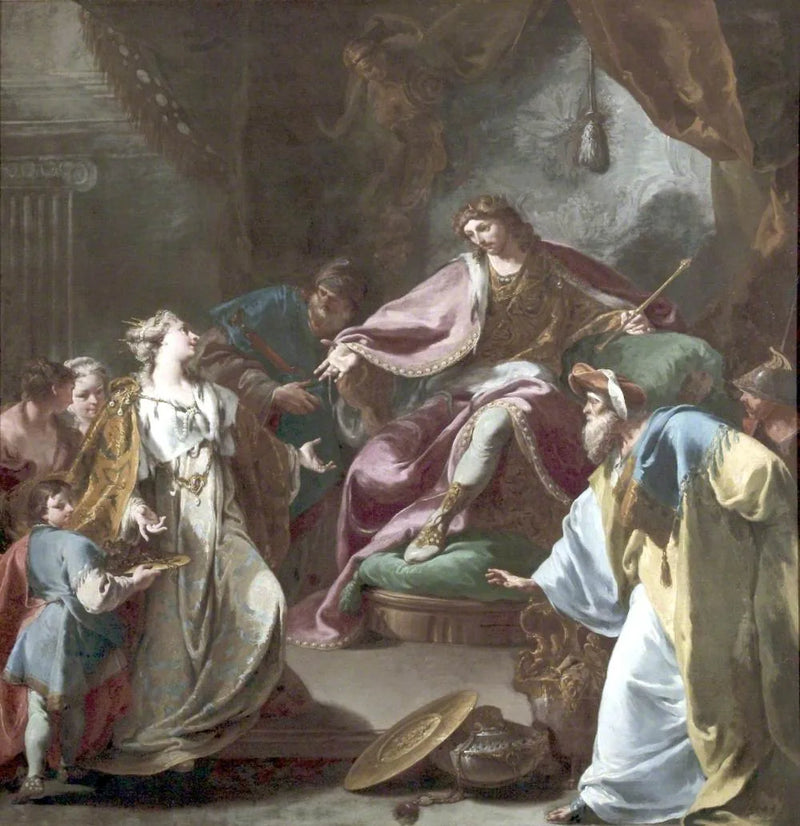 Salomone e la regina di Saba - Giovanni Battista Pittoni
