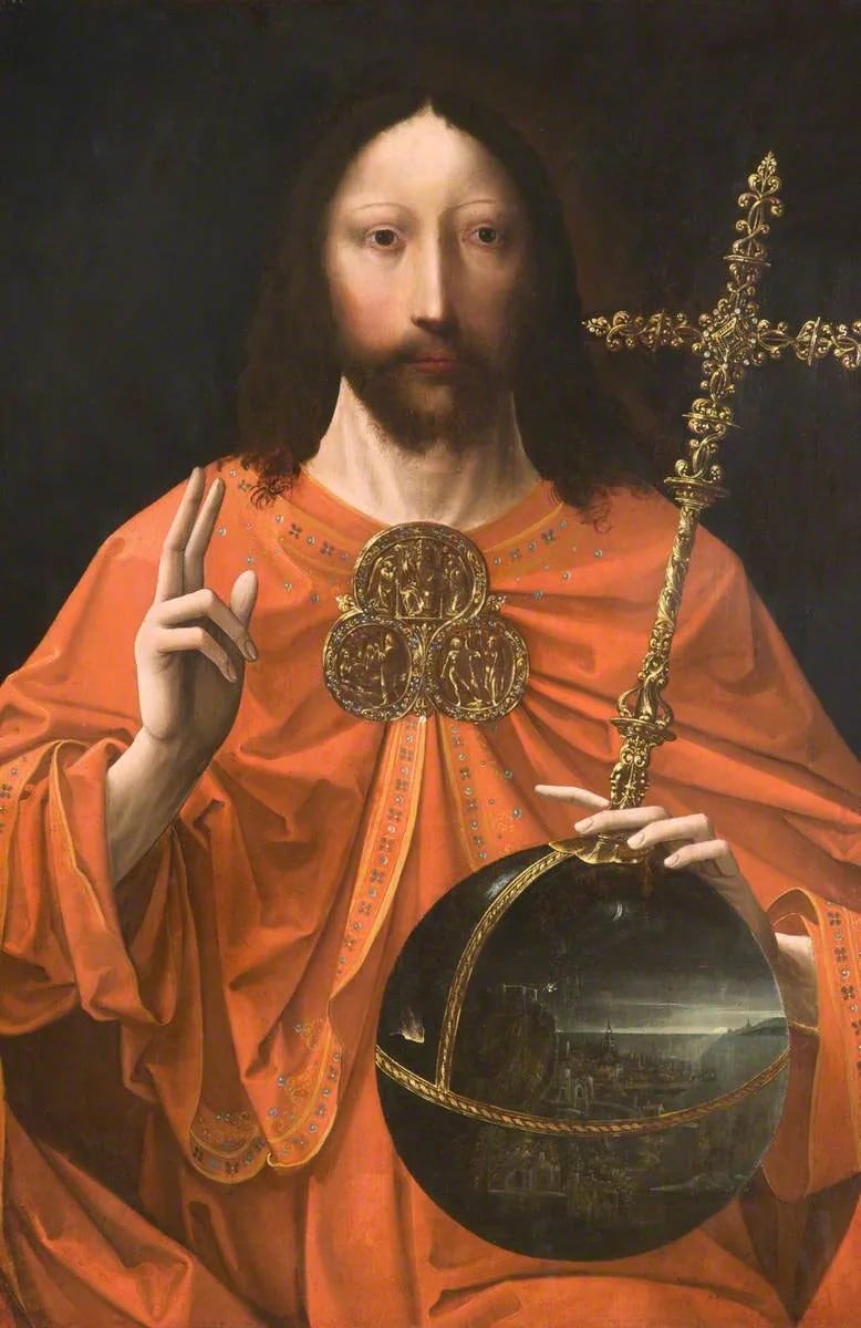 Salvator Mundi (Bénédiction du Christ) - Quentin Metsys image 1 reproduction d’œuvre d’art à l’huile